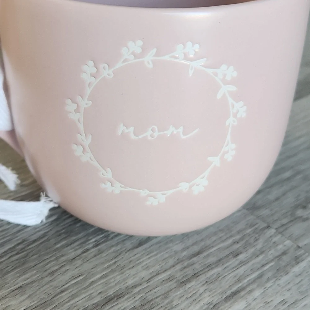 MOM coffee cup light pink 16OZ - Picture 2 of 6